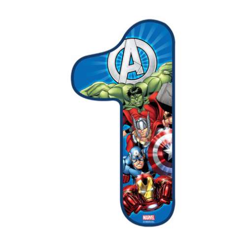 Avengers Number 1 Edible Icing Image - Click Image to Close